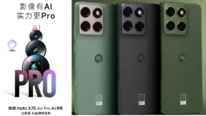 Il Moto X70 Air Pro si conferma con zoom periscopio e intelligenza artificiale integrata