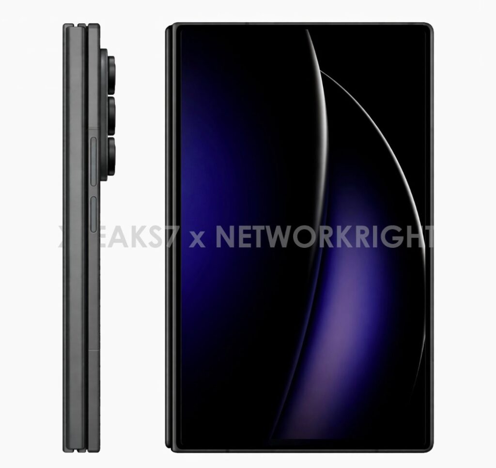 Samsung Galaxy Z Tri-Fold Wide: il pieghevole a tre sezioni emerge da un brevetto