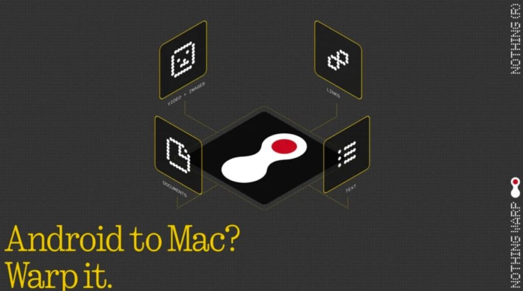 Warp di Nothing scompare in poche ore: il nuovo file sharing rimosso dal Play Store