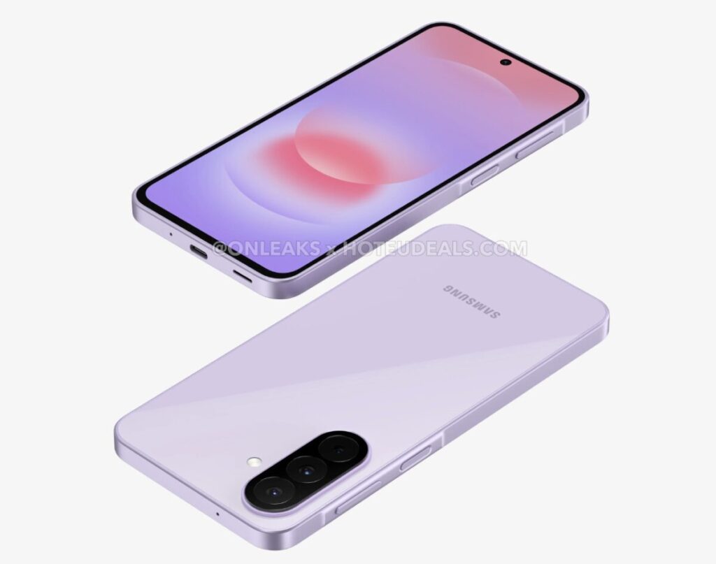 Galaxy A27 si mostra nei render: design più maturo e notch in pensione