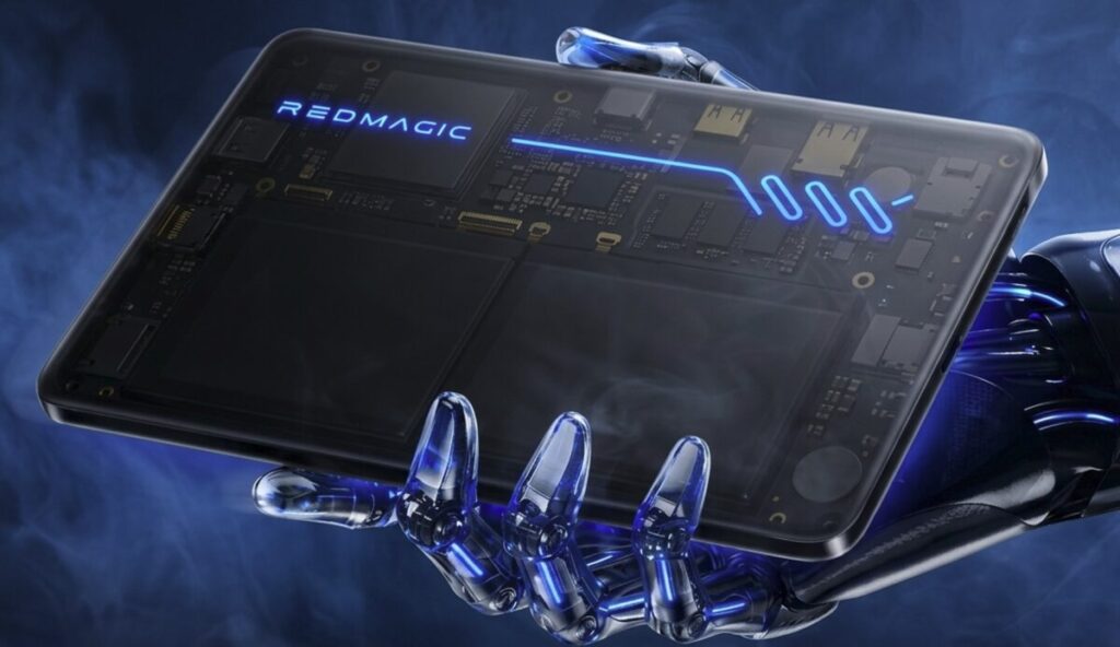 REDMAGIC Gaming Tablet 5 Pro: corpo trasparente, RGB e raffreddamento da PC in arrivo a giugno