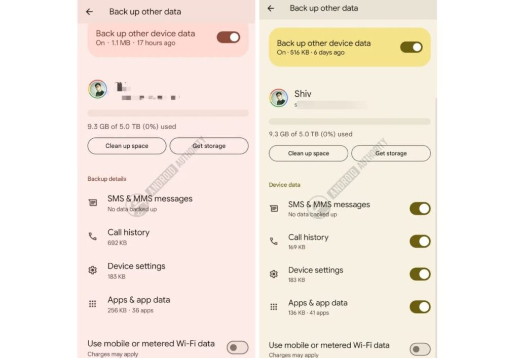 Google migliora il backup di Android: presto si potrà scegliere esattamente cosa salvare sul cloud