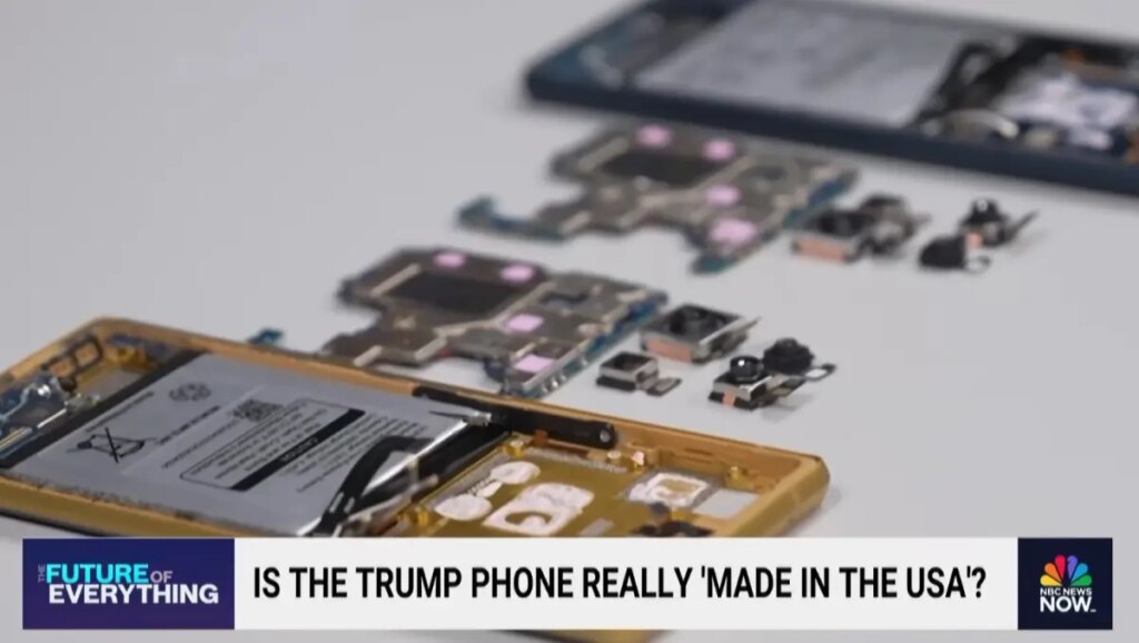 Trump Mobile T1 smontato: è un HTC U24 Pro con una veste diversa
