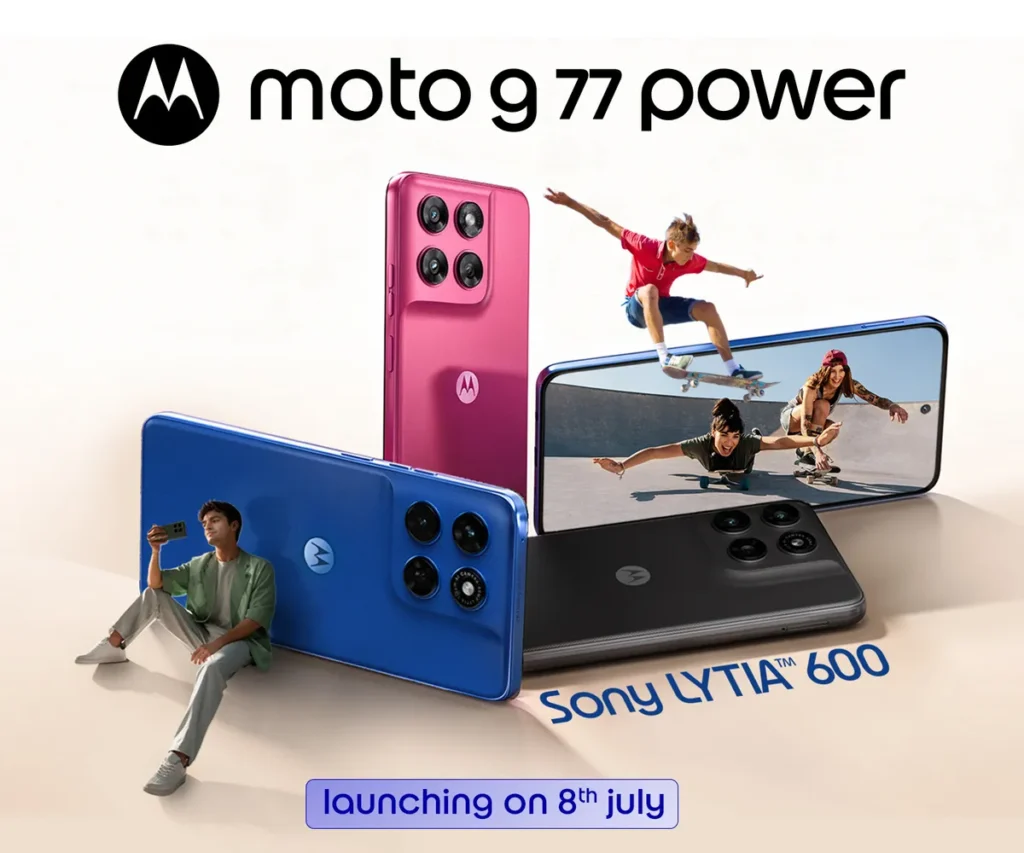 Moto G77 Power in arrivo l’8 luglio con batteria monstre da 7.000 mAh