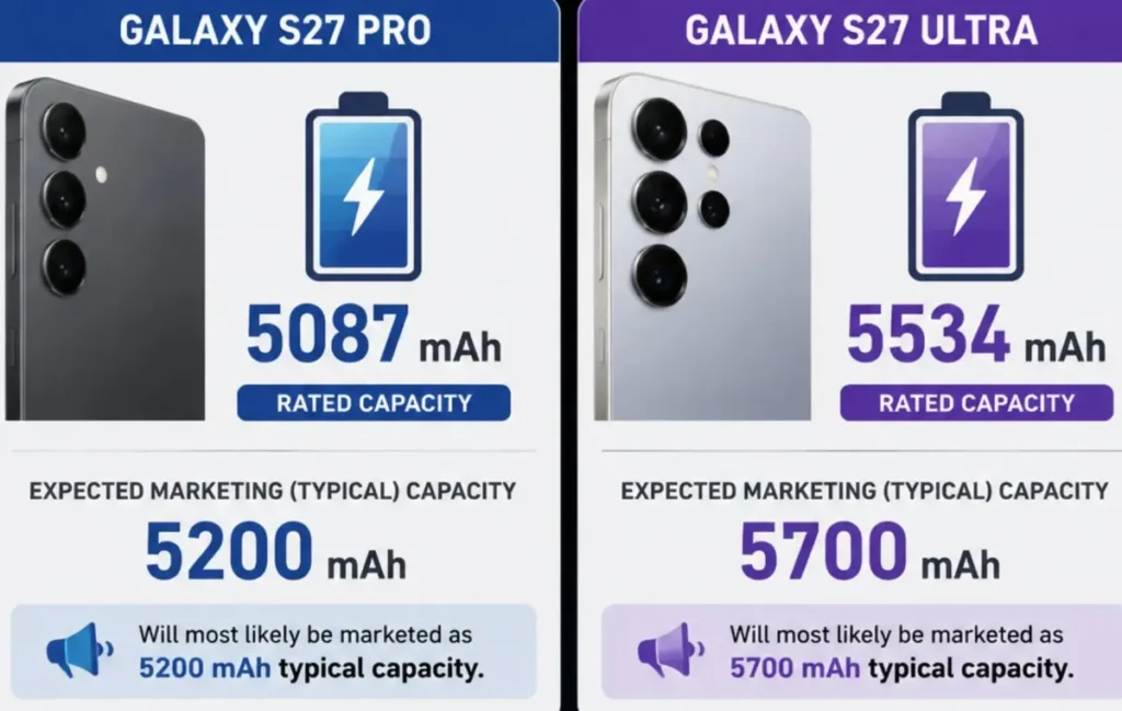 Galaxy S27 Ultra, la batteria potrebbe finalmente crescere grazie al silicio-carbonio