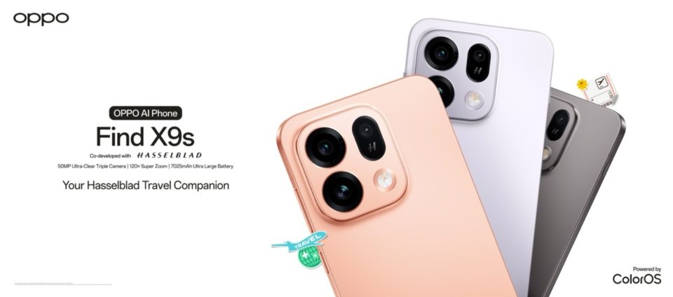 OPPO Find X9s è ufficiale: batteria da 7025 mAh e tripla fotocamera Hasselblad da 50 MP