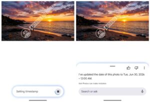Google Foto, in arrivo l’IA per modificare data e posizione degli scatti a voce
