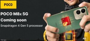 Poco M8x 5G in arrivo: Snapdragon 4 Gen 5 (o Dimensity 6300?) e batteria da 6.000 mAh