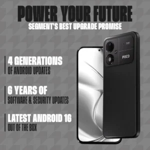 POCO M8 Power: batteria da 8.000 mAh e supporto software da top di gamma con 4 major update e 6 anni di sicurezza