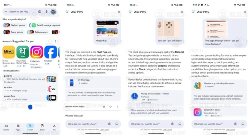 Google Play Store, in arrivo la ricerca per immagini: Ask Play si aggiorna con l’AI