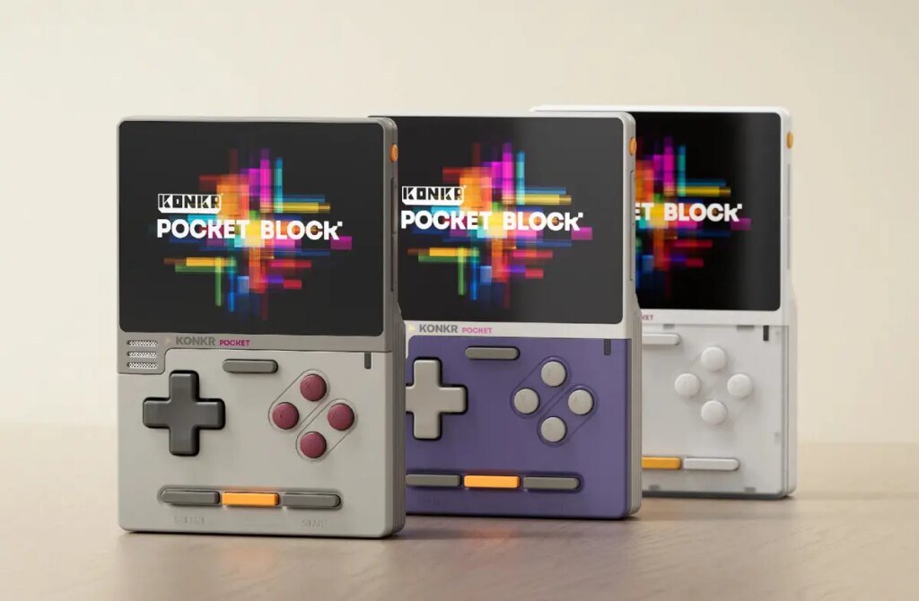 AYANEO Konkr Pocket Block: la handheld Android in stile retrò da 89 dollari