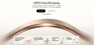 OPPO Find X10 sbarca nel Regno Unito: preordini aperti con sconti fino a 200 sterline