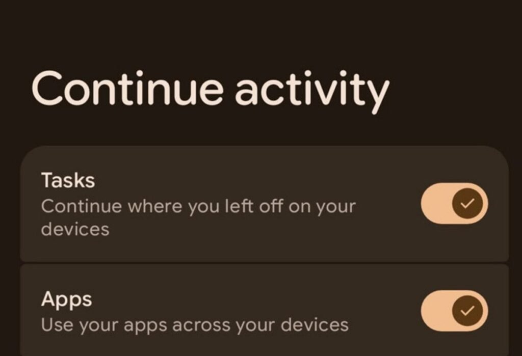 Android 17 introduce Continue Activity: così Google prepara il terreno a Googlebook
