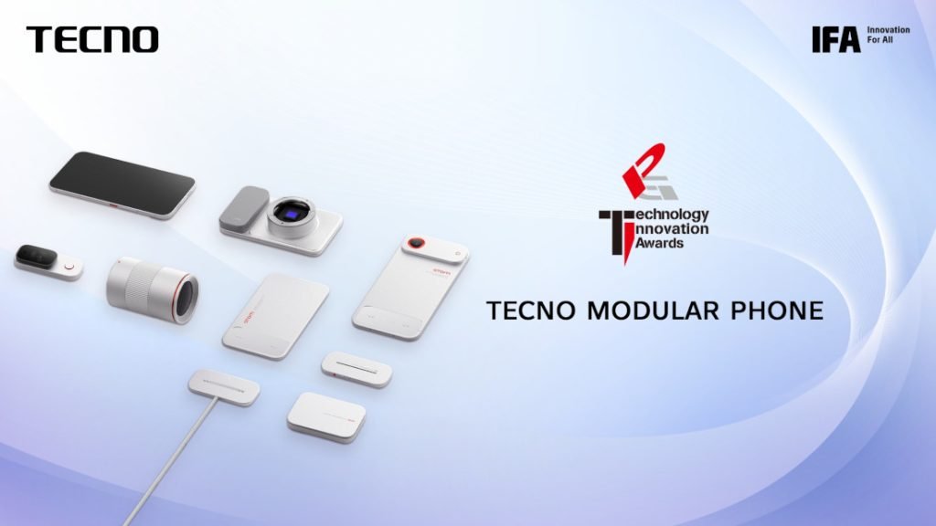 TECNO premiata a IFA 2026 per lo smartphone modulare da 4,9mm di spessore