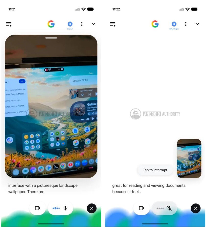 Google rinnova Search Live: fotocamera più compatta e spostabile nella nuova interfaccia