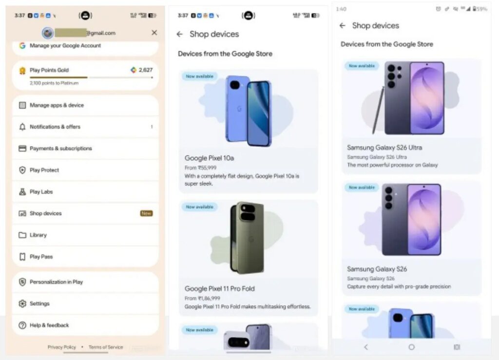 Il Google Play Store diventa anche un negozio di smartphone: arriva la vendita di Pixel e Galaxy