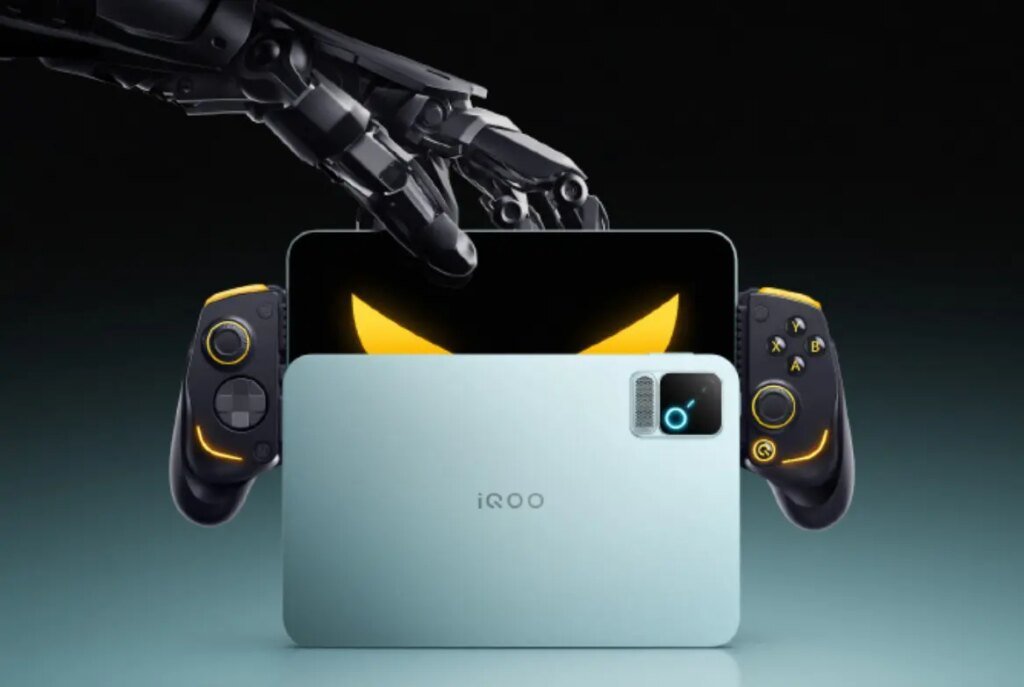 iQOO Pad Pro ufficiale: tablet gaming da 8,8″ con OLED a 165Hz e batteria da 9.020 mAh