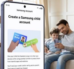 Samsung rafforza il controllo parentale su Galaxy: dal 2027 le app si sbloccheranno solo con l’ok dei genitori