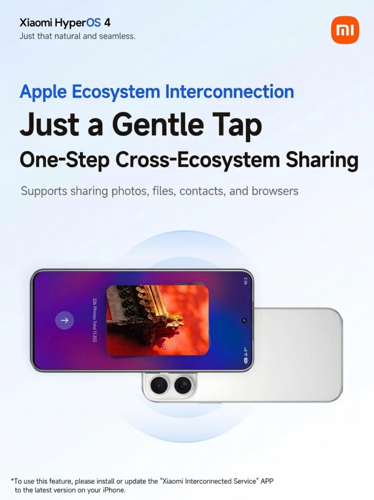HyperOS 4 di Xiaomi dialoga con iPhone: su Xiaomi 18 Pro Max arriva la condivisione file in stile AirDrop